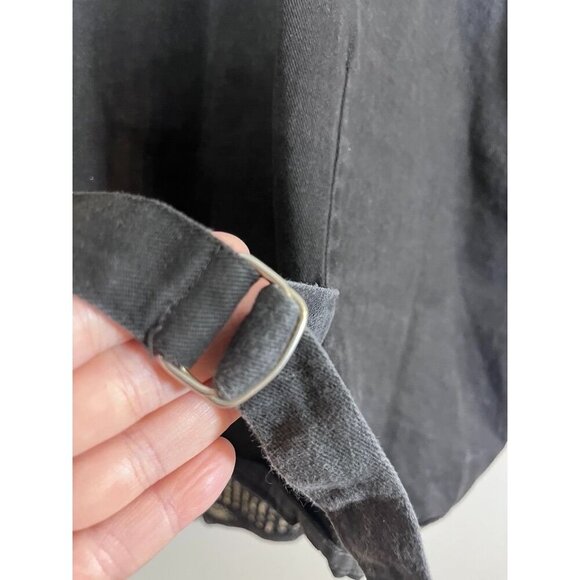 Jane Ashley Western Tapestry Vest 2X Brown Striped Denim Southwest Vintage 80s - Picture 10 of 13